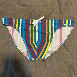 ANDREW CHRISTIAN CALIFORNIA STRIPE BIKINI. NWT. SIZE L